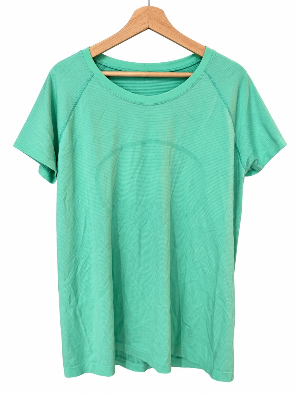 lululemon Mint Green Short Sleeve Athletic Tee Women’s Size 20